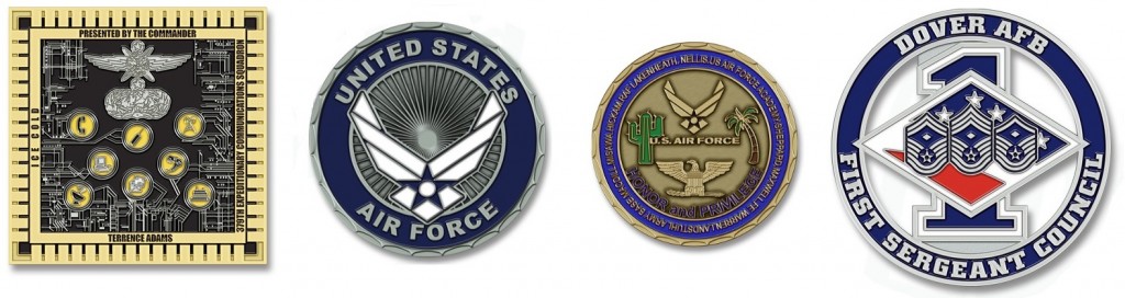 USAF Examples of Custom Unit Coins